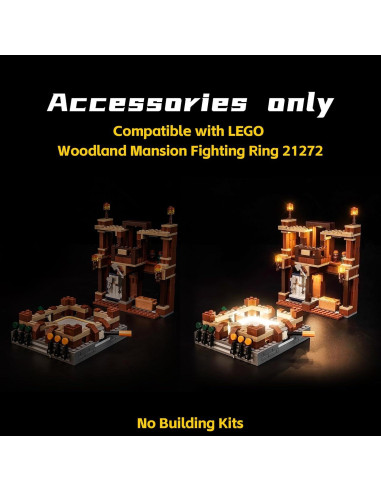 Iluminación LED BrickBling para Anillo de Lucha Lego 21272