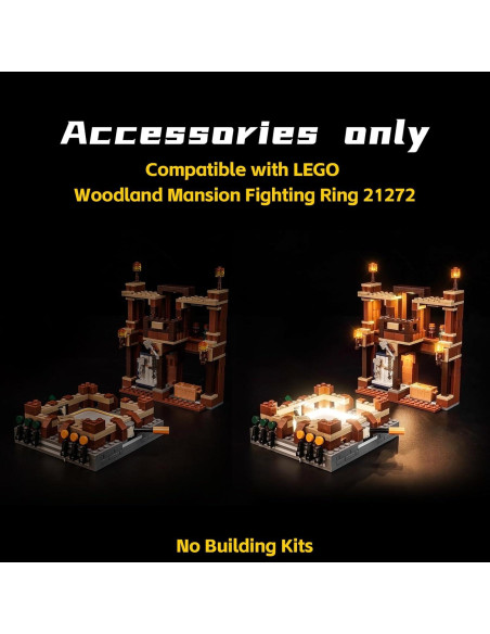 Iluminación LED BrickBling para Anillo de Lucha Lego 21272