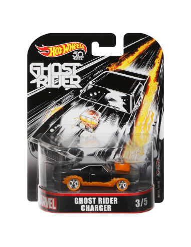 Vehículo Hot Wheels Charger Ghost Rider 1:64 Coleccionable