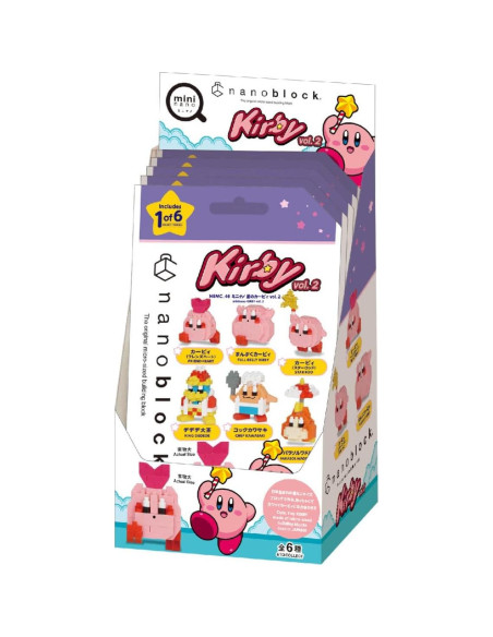 Nanoblock Kirby Vol.2 - Kit de Construcción 6 Personajes
