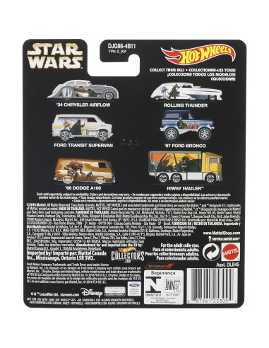 Vehículo Hiway Hauler Hot Wheels Star Wars 1:64