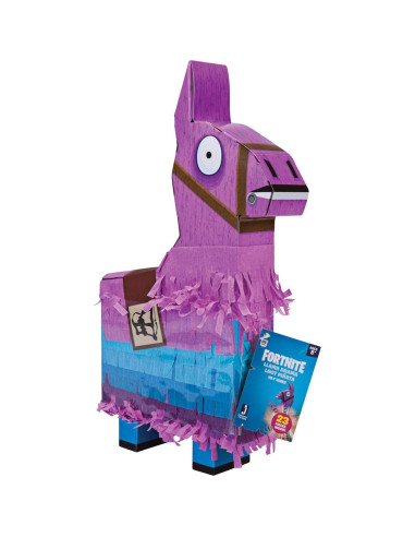 Fortnite Llama Loot Piñata Jazwares con Figura Rust Lord 23 Piezas