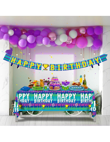 Juego de Vajilla Desechable Videojuegos 194 Piezas para 24 Niños