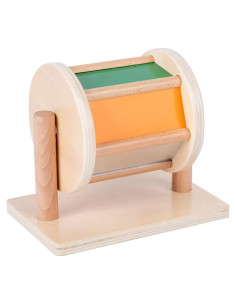 Kit de Juguetes Montessori Adena - Espejo, Tambor y Pelota 0.64 kg