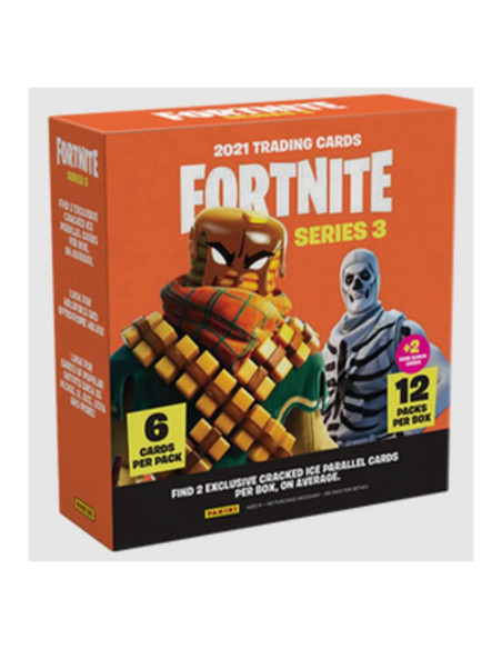 Caja Mega de Tarjetas Panini Fortnite 2021 Serie 3 - 72 Tarjetas Caja Mega de Tarjetas Panini Fortnite 2021 Serie 3 - 72 Tarjetas