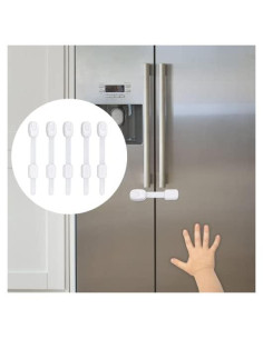 Juego de 5 Pestillos de Seguridad Infantil Inaya - Blanco