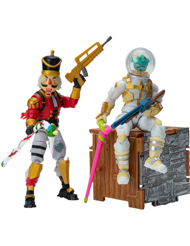 Kit de Supervivencia Tardío Fortnite - 2 Figuras 10.16 cm