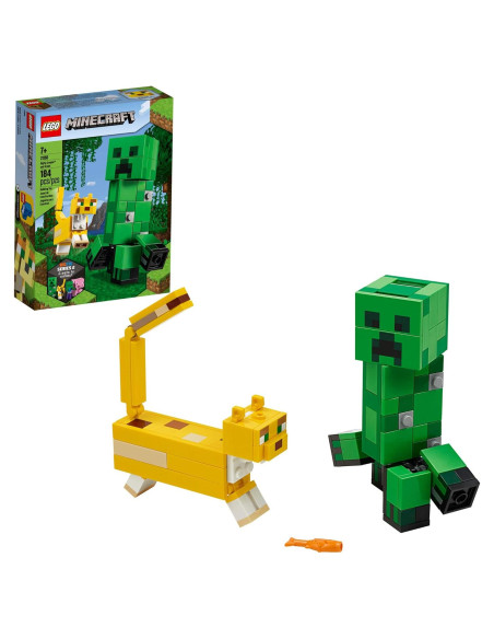 LEGO Minecraft BigFig Creeper y Ocelot 21156 - 184 piezas LEGO Minecraft BigFig Creeper y Ocelot 21156 - 184 piezas