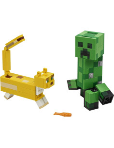 LEGO Minecraft BigFig Creeper y Ocelot 21156 - 184 piezas 2