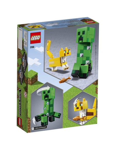 LEGO Minecraft BigFig Creeper y Ocelot 21156 - 184 piezas LEGO Minecraft BigFig Creeper y Ocelot 21156 - 184 piezas