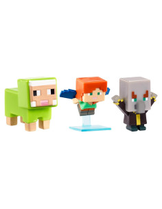 Figuras Mini de Minecraft Mattel - Paquete de 3 Temáticas