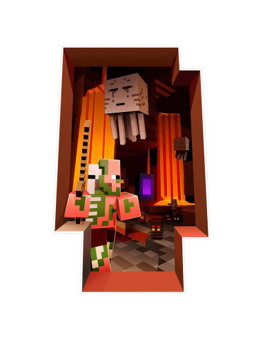 Calcomanía de Pared JINX Minecraft El Nether 61x96.5cm