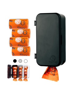 Dispensador de Bolsas de Excremento Pexter Negro - Montaje en Pared