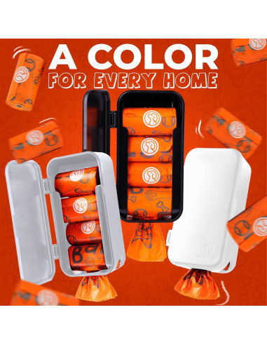 Dispensador de Bolsas de Excremento Pexter Negro - Montaje en Pared