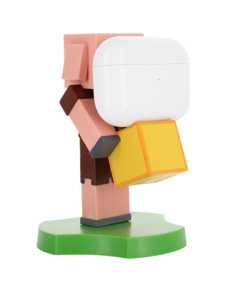 Soporte para Auriculares y Teléfono Piglin Minecraft 10.16 cm