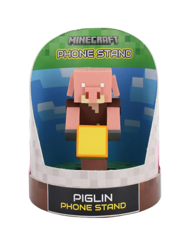 Soporte para Auriculares y Teléfono Piglin Minecraft 10.16 cm