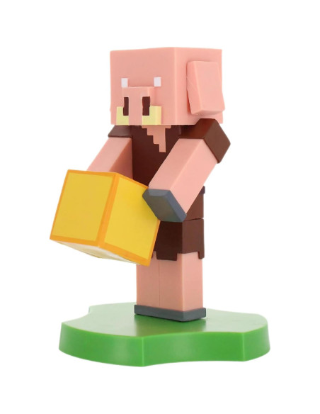 Soporte para Auriculares y Teléfono Piglin Minecraft 10.16 cm