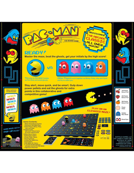 Juego de Mesa Pac-Man Buffalo Games - 2 a 5 Jugadores Juego de Mesa Pac-Man Buffalo Games - 2 a 5 Jugadores
