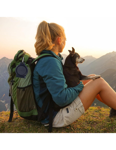 Cuencos Plegables para Perros SLSON Doble Reforzado 0.39L