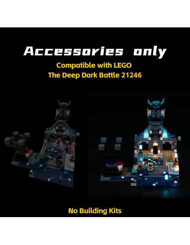 Kit de Iluminación BrickBling para Lego 21246 - Luces LED