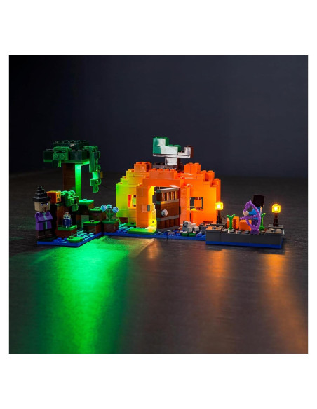 Kit de Luz LED BrickBling para Lego Granja de Calabazas 21248