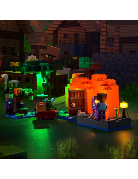 Kit de Luz LED BrickBling para Lego Granja de Calabazas 21248