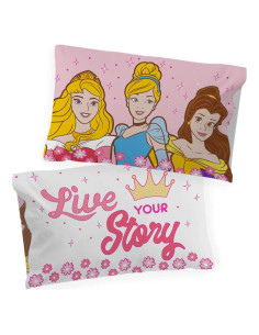 Fundas de Almohada Reversibles Jay Franco Princesa Rosa 2 Pzas