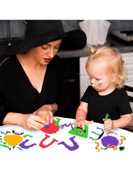 Kit de Manualidades de Monstruo de Espuma ArtCreativity - 12 Piezas Halloween