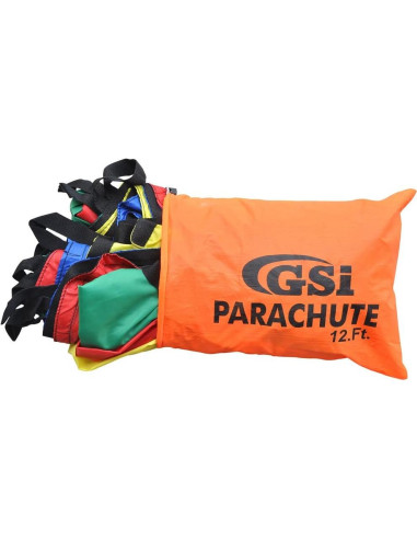 Paracaídas para Niños GSi 12 Pies Multicolor - Juguete Cooperativo