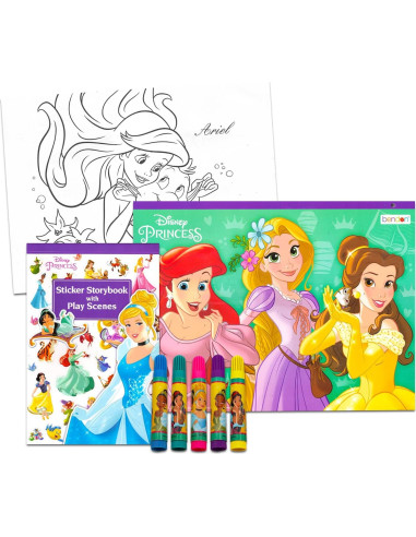 Conjunto de Actividades de Escritorio Disney Princesa - 33x25cm