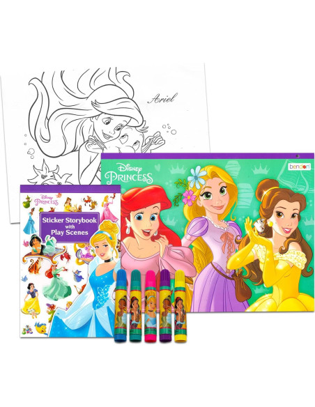 Conjunto de Actividades de Escritorio Disney Princesa - 33x25cm