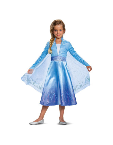 Disfraz de Elsa Frozen 2 Deluxe Disney para Niñas 3T-4T
