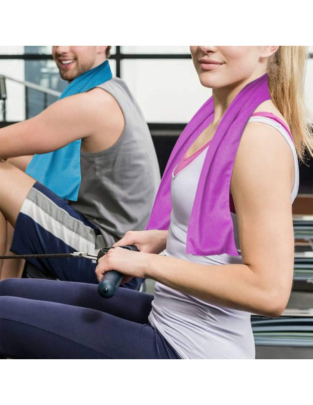 Toalla Enfriadora Sukeen 4 Unidades Microfibra 101.6x30.5cm