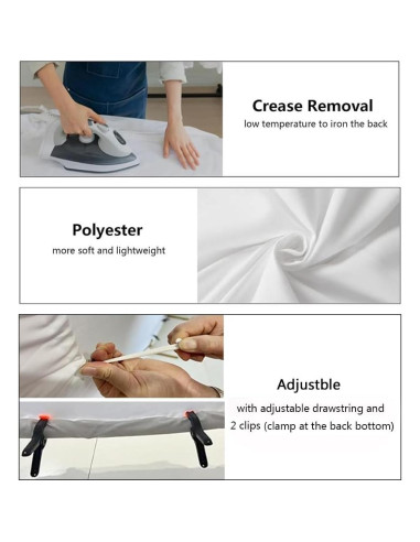 Fondo Redondo Laeacco 2.2x2.2m Color Hielo para Fotografía