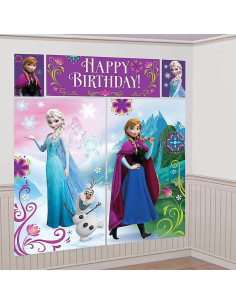 Kit de Decoración de Pared Disney Frozen - Suministros Fiesta 2