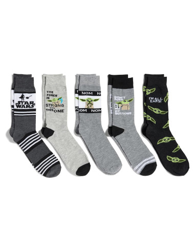Calcetines Star Wars El Mandaloriano 5 Paquetes Hombres