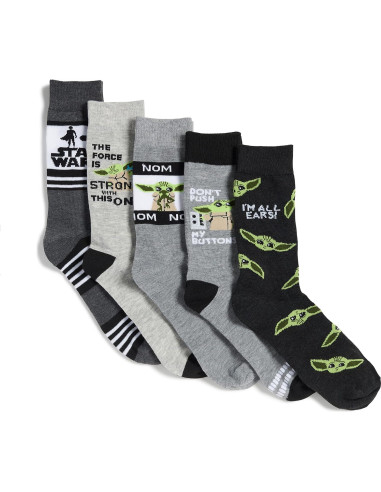 Calcetines Star Wars El Mandaloriano 5 Paquetes Hombres