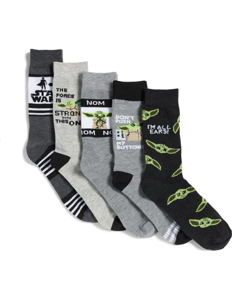 Calcetines Star Wars El Mandaloriano 5 Paquetes Hombres