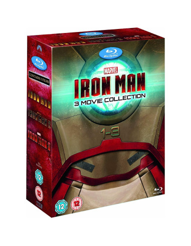 Colección Completa Blu-ray Iron Man 1-3 y Capitán América 1-3