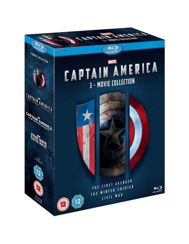 Colección Completa Blu-ray Iron Man 1-3 y Capitán América 1-3