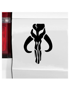 Calcomanía de Vinilo Bounty Hunter Mandalorian - Valiant Collections - Impermeable y Removible