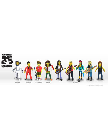 Figura de Acción NECA 25 Aniversario Los Simpsons Steven Tyler 12.7 cm