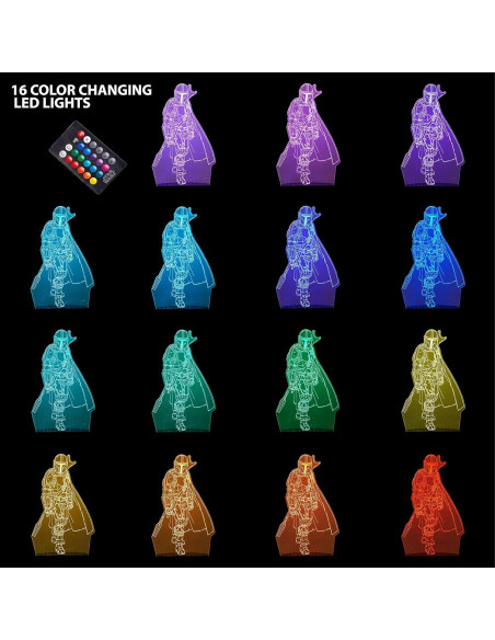 Lámpara LED Acrílica 3D Idea Nuova El Mandaloriano Lámpara LED Acrílica 3D Idea Nuova El Mandaloriano