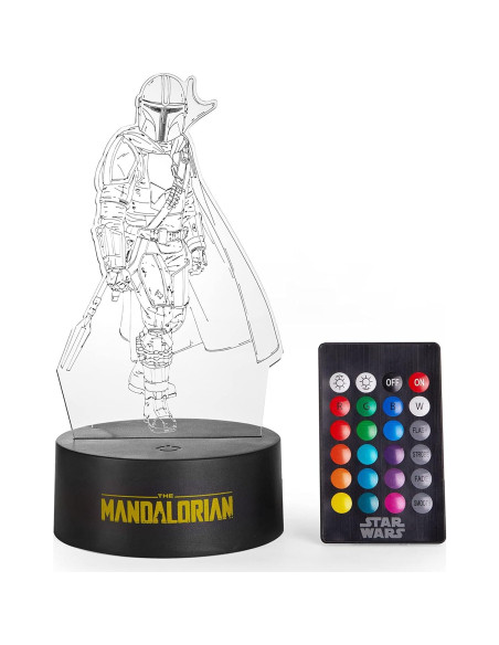 Lámpara LED Acrílica 3D Idea Nuova El Mandaloriano Lámpara LED Acrílica 3D Idea Nuova El Mandaloriano