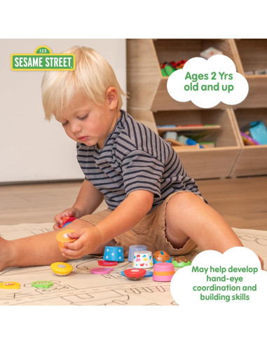 Conjunto de Cupcakes de Madera Kids Preferred Sesame Street