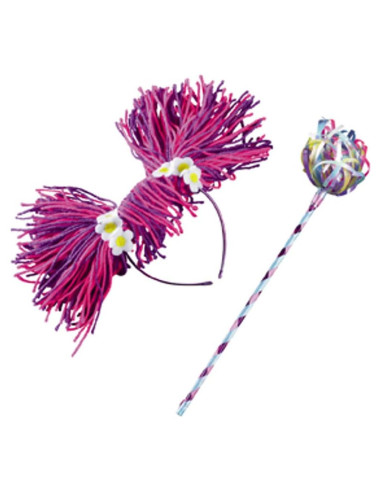 Diadema y Varita Abby Cadabby Disfraz Niñas 4-8 Años