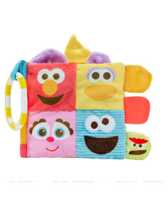 Libro Suave Sesame Street 28 cm con Personajes Sensitivos