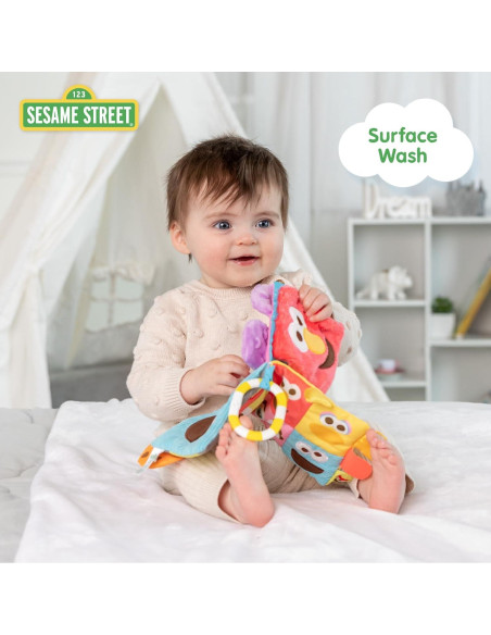 Libro Suave Sesame Street 28 cm con Personajes Sensitivos