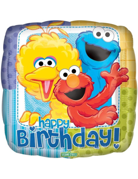 Ramo de Globos de Cumpleaños Elmo y Cookie Monster Anagram