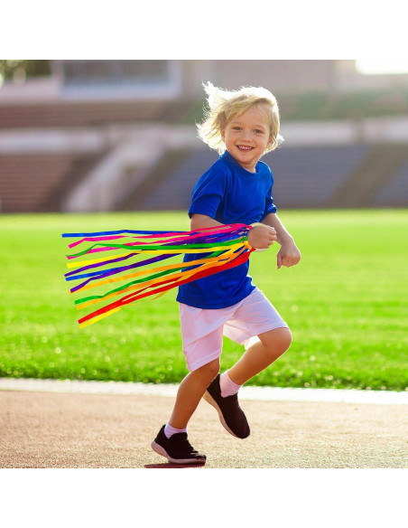 Juego de Cometas de Mano Waldorf 24 Piezas Arcoíris 5.16m